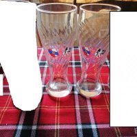 Немски стъклени и керамични халби с капак за бира, снимка 1 - Чаши - 24061950