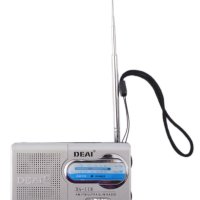 DA119 AM/FM  мини радиоприемник, вграден високоговорител, 3,5 мм жак за слушалки , снимка 1 - Радиокасетофони, транзистори - 41585657