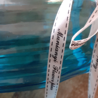 ваза стъклена синя дизайнерска качествена висока 30 см, снимка 6 - Вази - 44921955