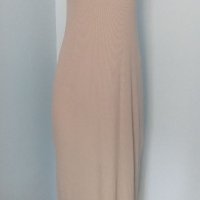 "Zara" резедава рипсена памучна рокля, унивресален размер / колие тип чокър , снимка 1 - Рокли - 41747611