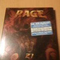 RAGE - 21  Limited Edition Digibook  2-CD, снимка 1 - CD дискове - 42354579