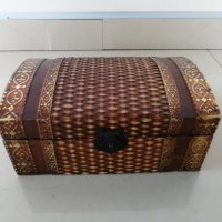 Дървена кутия 18 х 11 h 8 cm. , снимка 1 - Други стоки за дома - 41414405