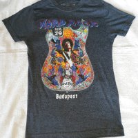 Тениска групи Jimi Hendrix. Hard Rock Cafe Budapest, снимка 1 - Тениски - 42600317