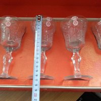 Кристални чаши , снимка 5 - Антикварни и старинни предмети - 34486808