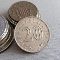 Монета - Малайзия - 20 сен | 1968г., снимка 1 - Нумизматика и бонистика - 41750722