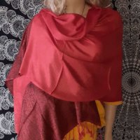 Дизайнерски шалове от Индия (2-7), снимка 2 - Шалове - 31101404