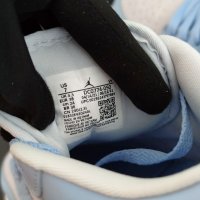 Nike Air Jordan 1 Low Blue Grey Soft Нови Оригинални Дамски Обувки Маратонки Размер 38 Номер 24см , снимка 5 - Маратонки - 40513489