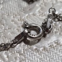 Swarovski сребърен синджир с висулка сърце 925 , снимка 7 - Колиета, медальони, синджири - 44262200
