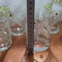 Кристални чаши за уиски Зорница , снимка 3 - Антикварни и старинни предмети - 44465779