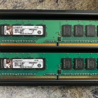 Памет Kingston 1GB (KIT 2x512MB), CL3, снимка 3 - RAM памет - 42365649