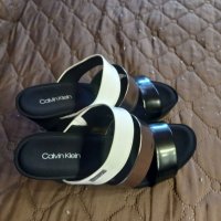 Продавам дамски чехли Calvin Klein, снимка 13 - Чехли - 41624776