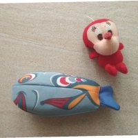 плюшени играчки риба и дяволче , снимка 1 - Плюшени играчки - 34573442