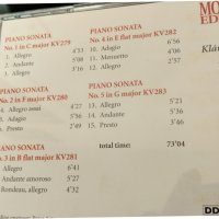 MOZART -PIANO SONATAS, снимка 13 - CD дискове - 44622168