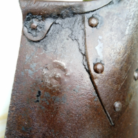 Автентична немска окопна лопатка,1915г,ПСВ, снимка 4 - Антикварни и старинни предмети - 36289604