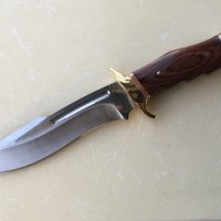 Стабилен и тежък ловен нож, кания 190 х300, снимка 1 - Ножове - 42249240