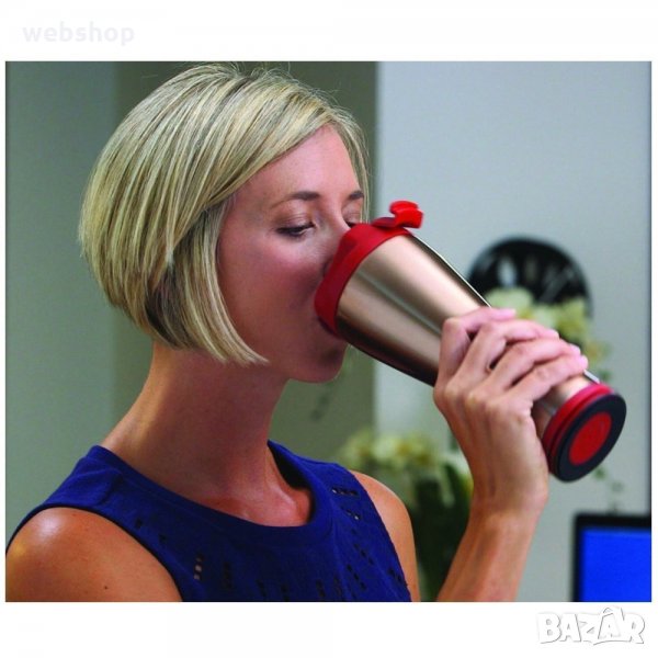 КАЧЕСТВЕНА ТЕРМО ЧАША RED COPPER MUG , снимка 1