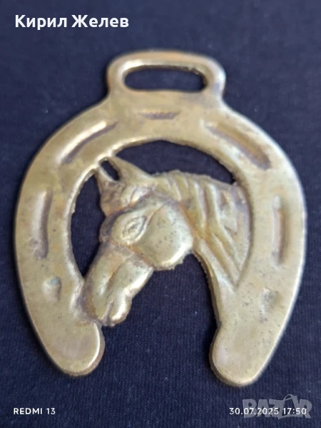 ВИНТИДЖ КОНСКИ МЕДАЛЬОН АНГЛИЯ РЯДЪК ЗА КОЛЕКЦИОНЕРИ 22927, снимка 1