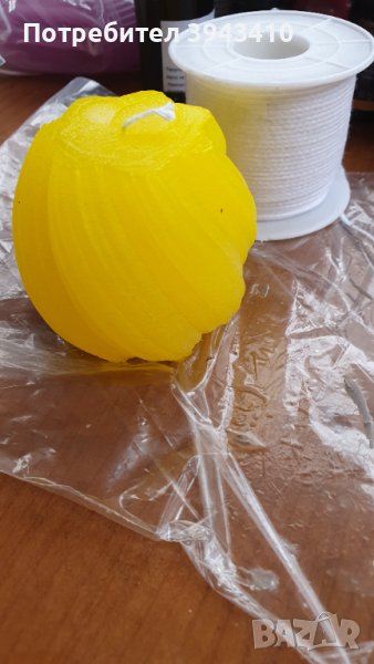 Свещ Ръчна изработка, снимка 1