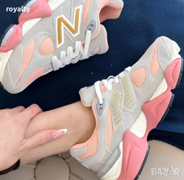 Маратонки New Balance 9060 Розово и Сиво, снимка 1