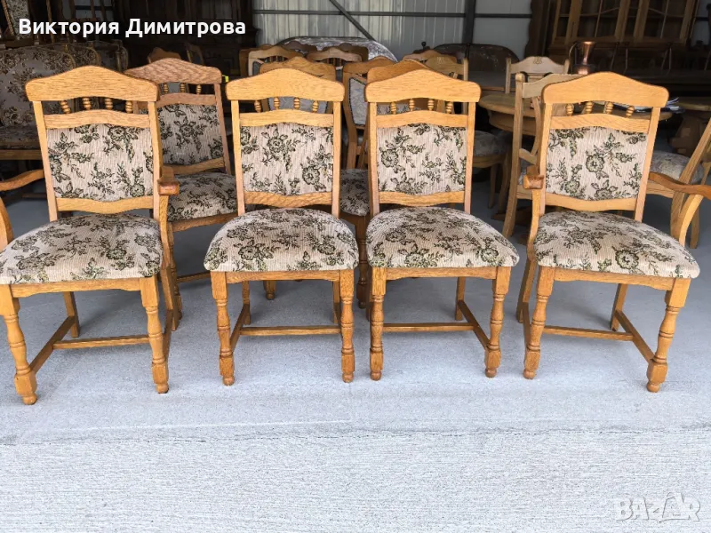 Комплект от 6 трапезни стола , снимка 1