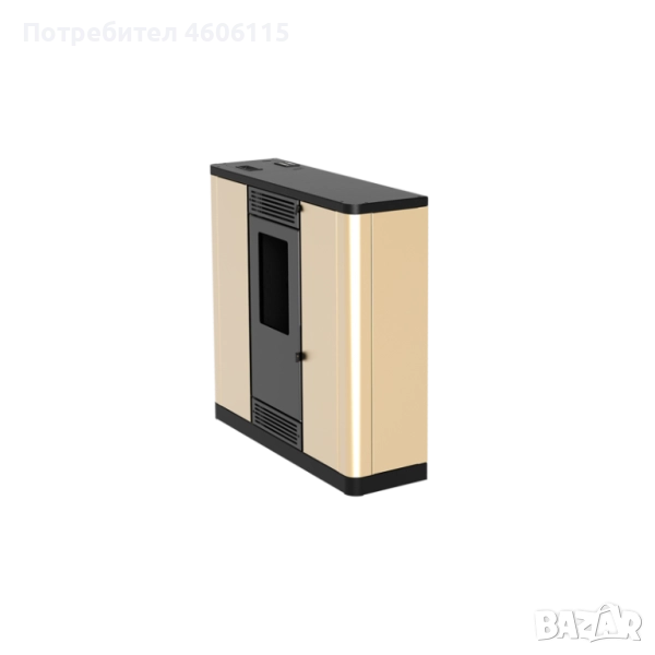 продавам пелетна камина   aurora slim mareli суха с въздуховод, снимка 1