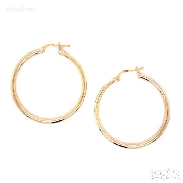 Златни обеци 2,66гр.14кр. проба:585 модел:26100-2, снимка 1