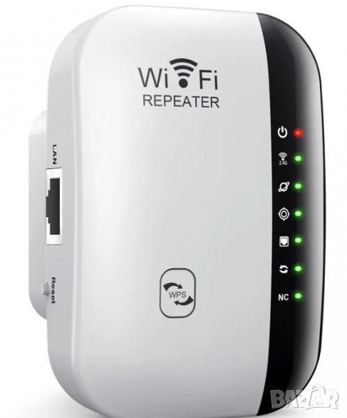 Удължител на сигнала WiFi, усилвател, рутер, безжичен и LAN, повторител, удължаване на обхвата, WPS, снимка 1