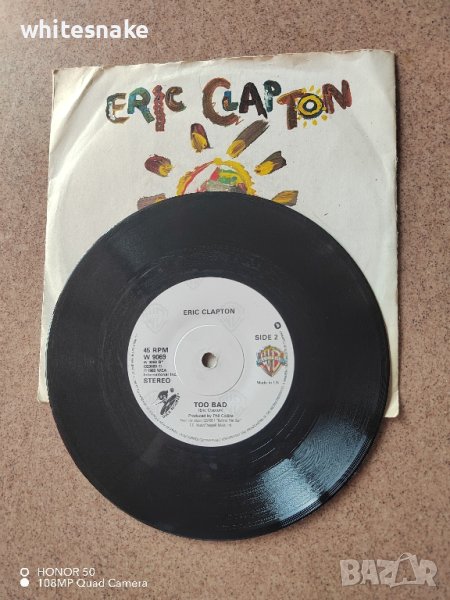 Eric Clapton "Forever Man" Vinyl 7",GB, снимка 1