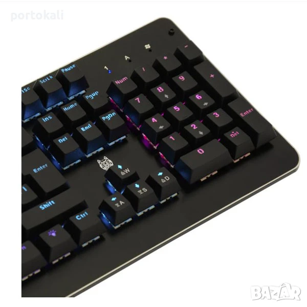 НОВА! Клавиатура Gaming A+ Seth, Механична, Rainbow подсветка, снимка 1