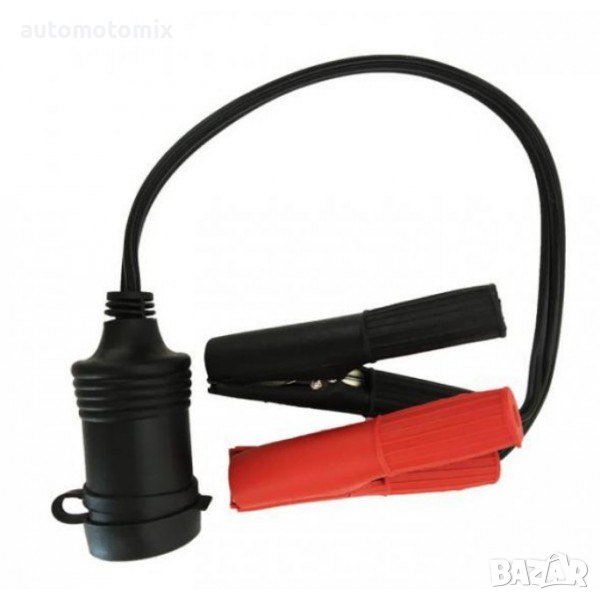 ГНЕЗДО ЗА ЗАПАЛКА С ЩИПКИ 12V-1822, снимка 1