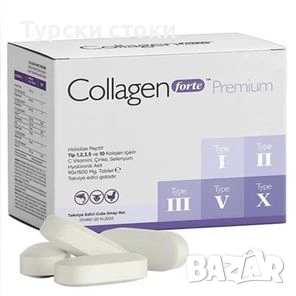    COLLAGEN FORTE PLATINUM – 90 таблетки х 1500 мг, снимка 1