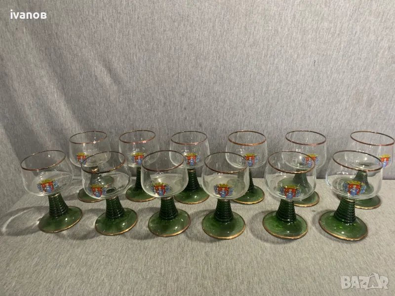 Комплект немски чаши за вино  , снимка 1