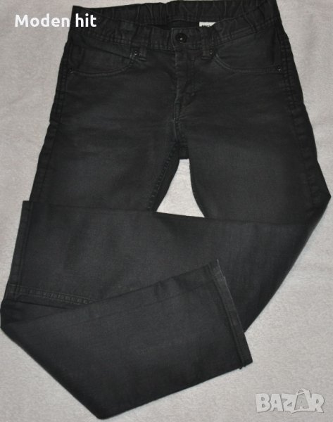 H&M Slim fit за момче  - сиво-черни дънки размер до 140 см., снимка 1