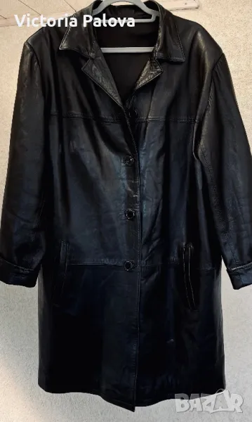 Яке- палто агнешка кожа голям размер, снимка 1