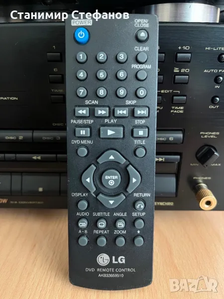LG DVD Remote Control, снимка 1