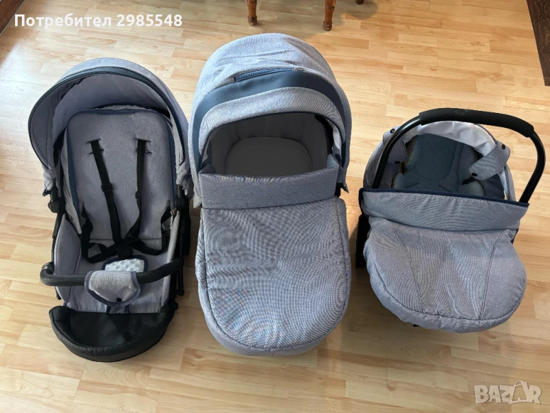 Комбинирана детска бебешка количка, снимка 1