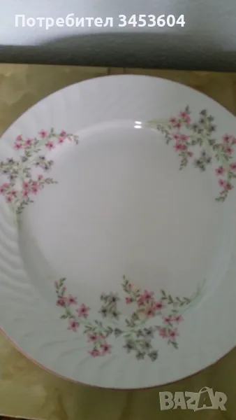 РЕТРО ПОРЦЕЛАНОВА ЧИНИЯ ЗА ТОРТА, снимка 1