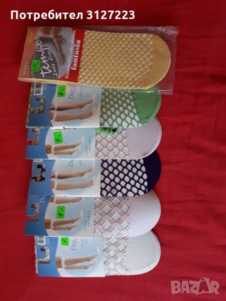 Дамски 3/4 чорапи с мрежа, снимка 1