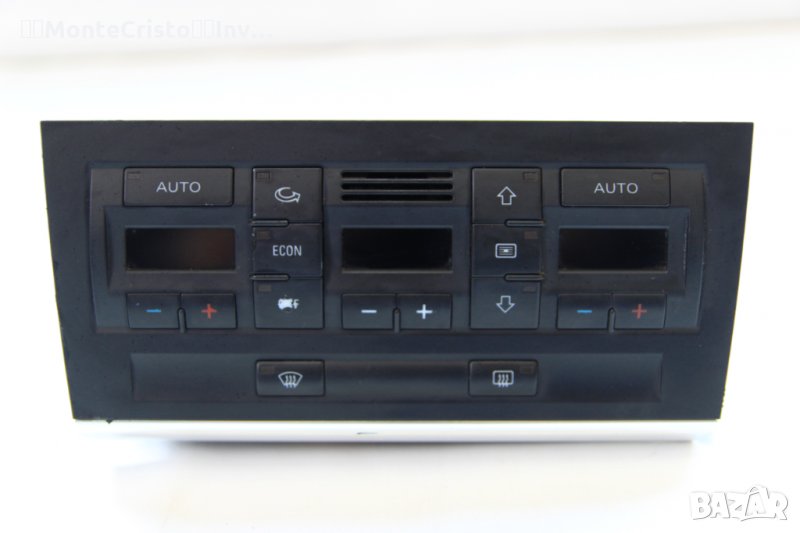 Панел климатроник Audi A4 B7 (2004-2007г.) 8E0 820 043 AJ / 8E0820043AJ управление климатик, снимка 1