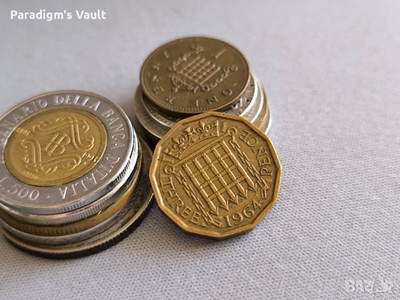 Монета - Великобритания - 3 пенса | 1964г., снимка 1