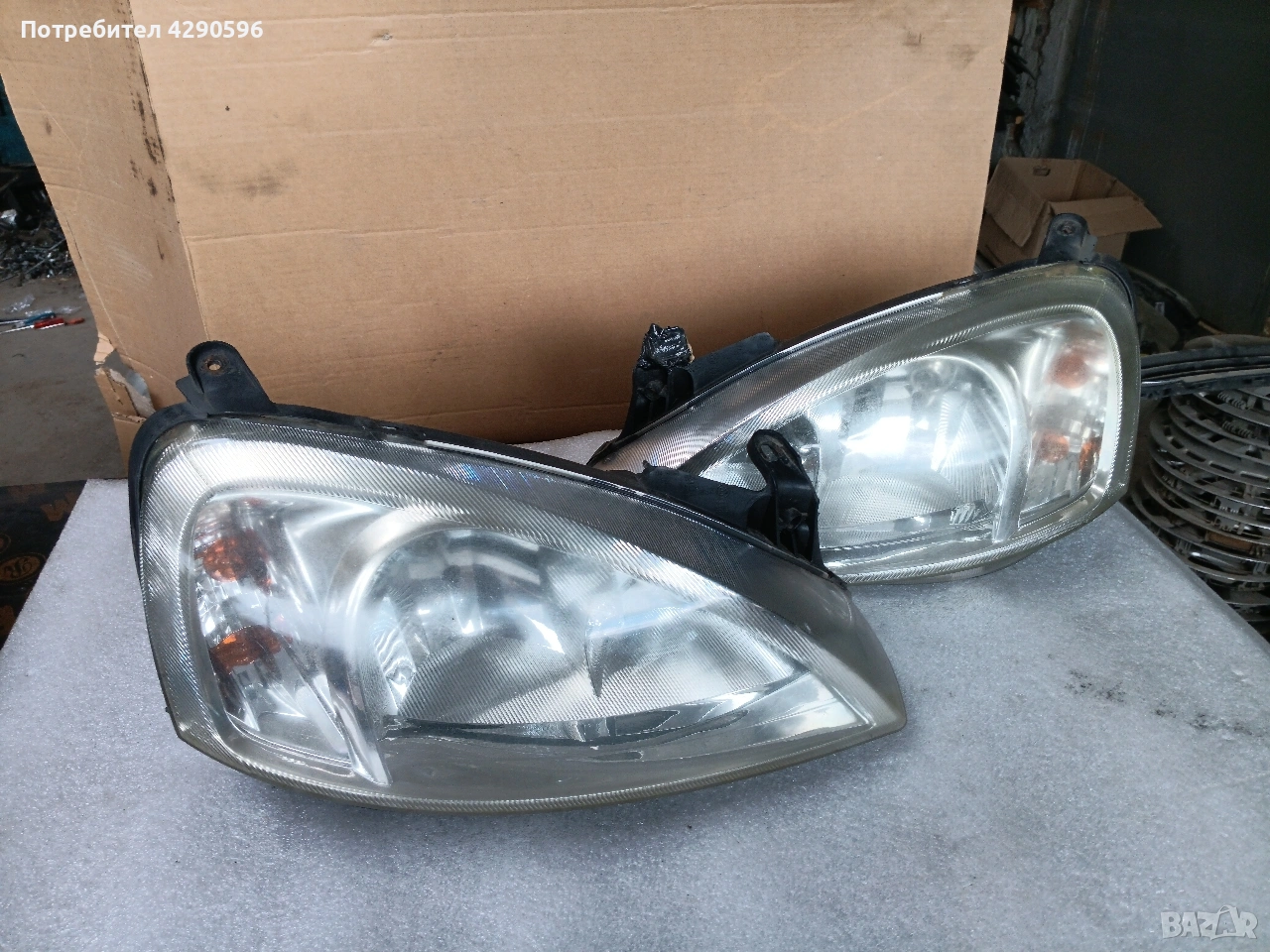 Десен фар за Opel Corsa C / Combo / Опел Комбо / Корса Ц, снимка 1