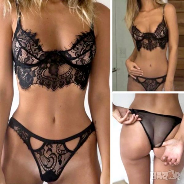 Дамски еротичен дантелен сет от две части - Код: B465, снимка 1