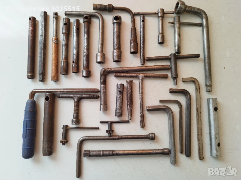 Инструменти, Върток, квадрат, гаечни ключове, ключ за джанти , снимка 1