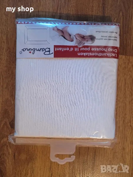 Нов!Чаршаф от памук за детско легло 60/120, снимка 1