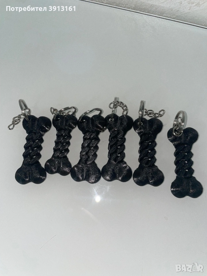 Ключодържатели с формата на кокал, снимка 1