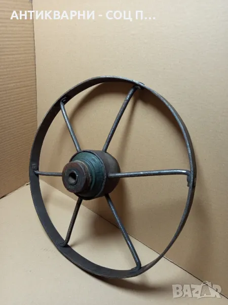 Старо Ръчно Ковано Метално Колело., снимка 1