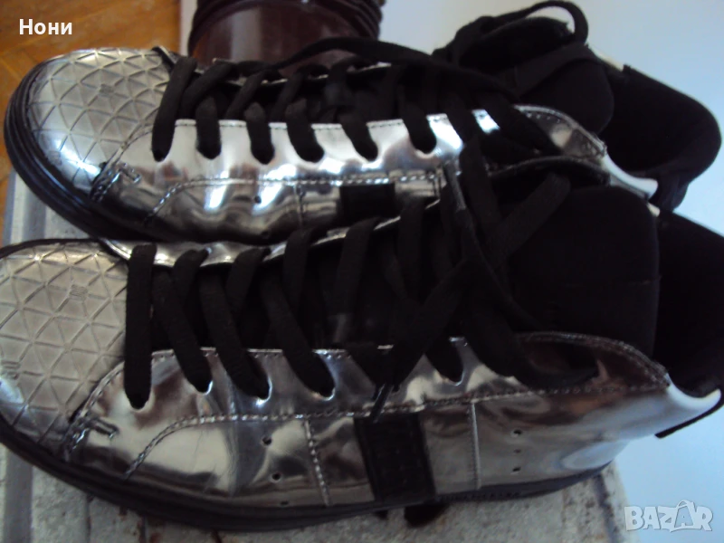 Дамски кецове Bikkembergs в размер 37-сребристи, снимка 1