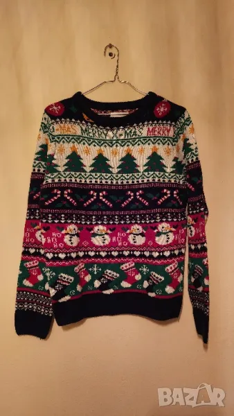 Коледен пуловер дамски, снимка 1