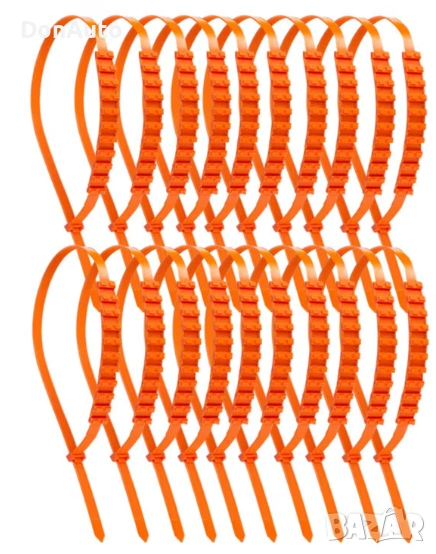 Зимни противоплъзгащи вериги/кабелни връзки за гуми, снимка 1