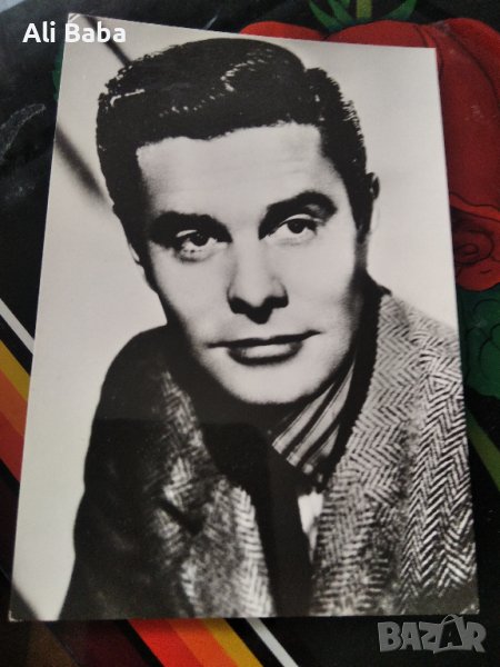 Картичка/снимка френския актьор Луи Журдан, снимка 1